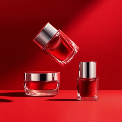 Red Cosmetics Packaging