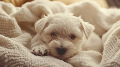 Newborn Schnauzer Puppy