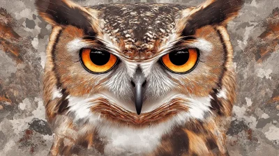 Owl in Nature