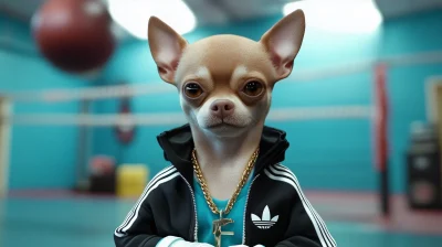 Chihuahua Gym Vibes