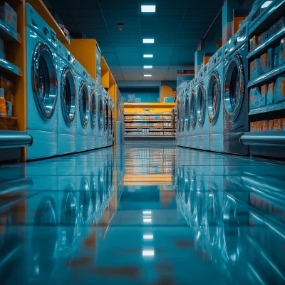 Low Angle of Washing Machines