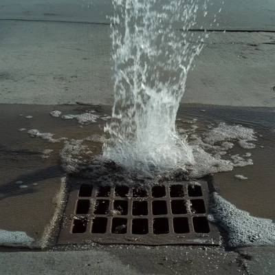 Sewer Geyser