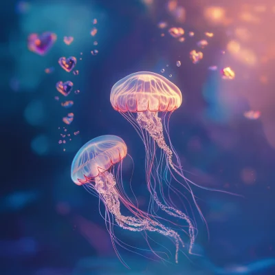 Bioluminescent Jellyfish