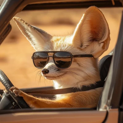 Fennec Fox Driving