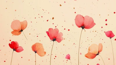 Watercolor Floral Wallpaper