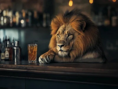 Lion at the Bar