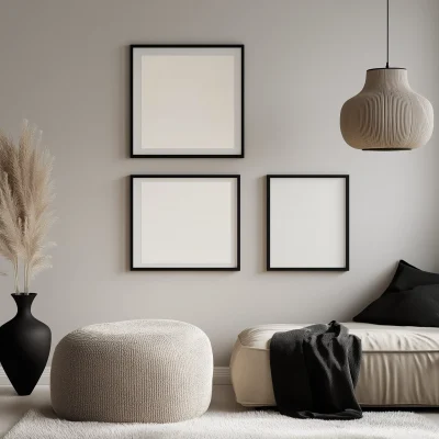 Modern Gallery Wall Mockup