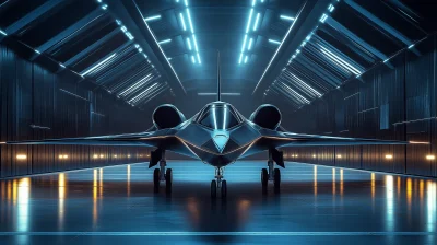 Futuristic Aircraft Hangar