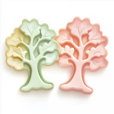 Cute Pastel Oak Trees