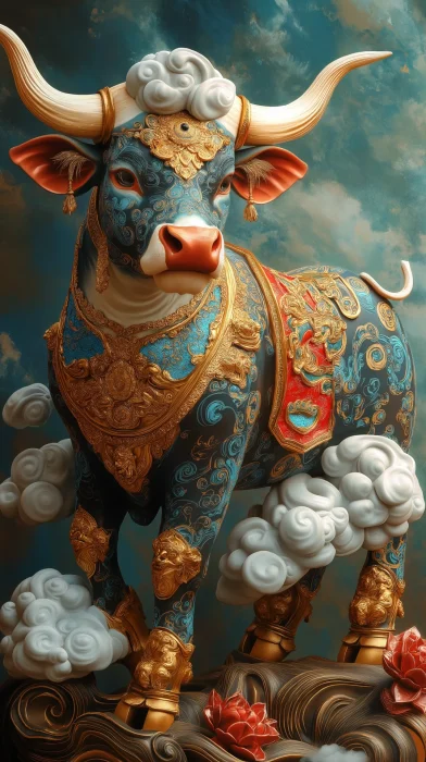 Majestic Zodiac Cow