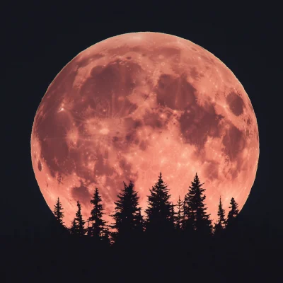 Pink Supermoon