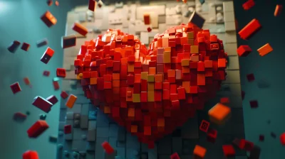 Squeezed Lego Heart