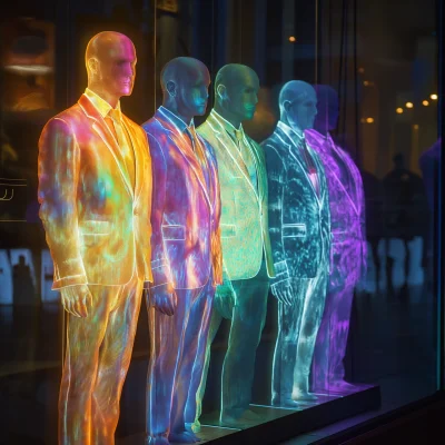 Holographic Clothing Display