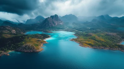 Breathtaking Mountain Lagoon