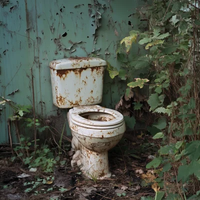 Post Apocalyptic Hospital Toilet