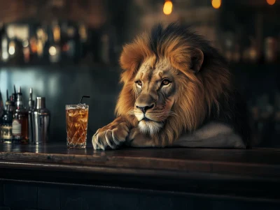 Lion at the Bar