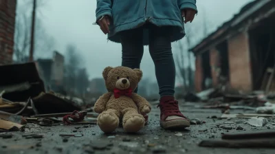 Child and Teddy Bear