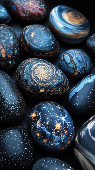 Polished Galaxy Rocks