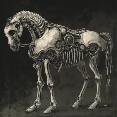 Clockwork Skeleton Horse