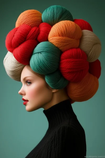 Vibrant Pompadour