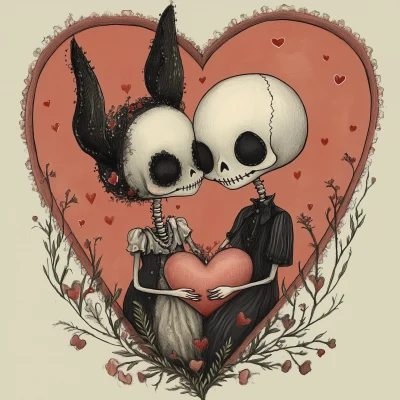 Creepy Cute Valentine’s Day Design