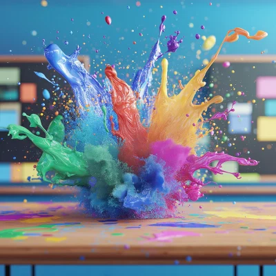 Colorful Paint Explosions