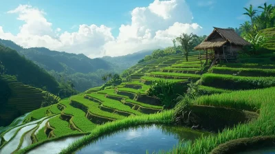 Lush Rice Terraces