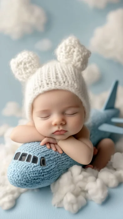 Adorable Newborn Boy Photoshoot