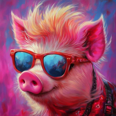 Pompadour Pig