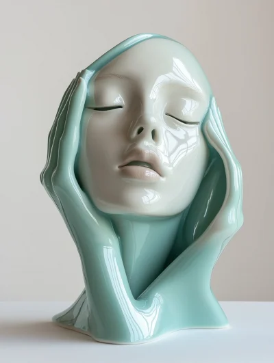 Colorful Porcelain Sculpture