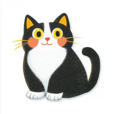 Cat Sticker Design