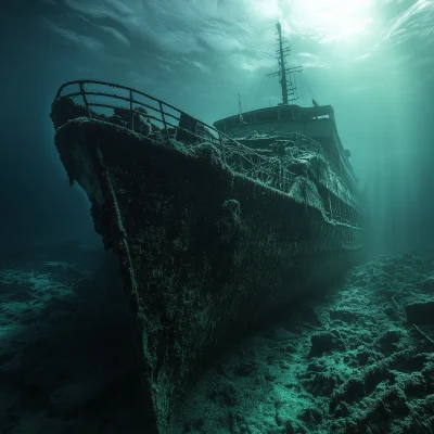 Underwater Ferry Wreck