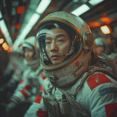 Chinese Astronauts Training Session