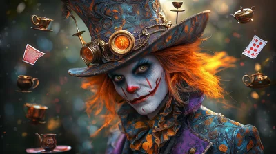 Mad Hatter Facial Expressions