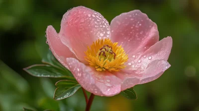 Close-up of Pink Peony