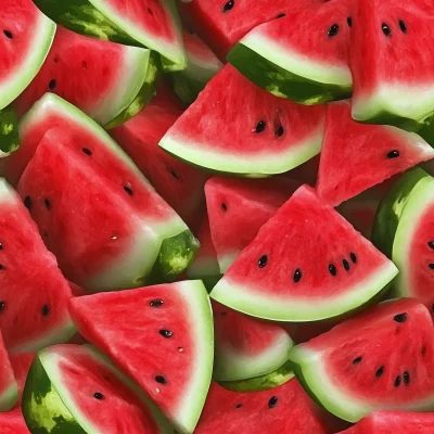 Freshly Cut Watermelon