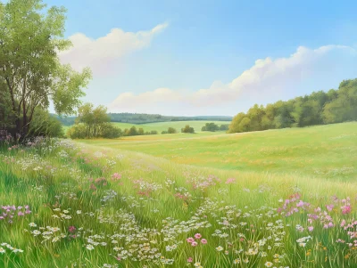 Sunny Spring Meadow