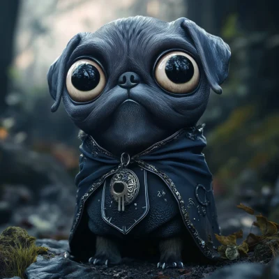 Fantasy Pug Character