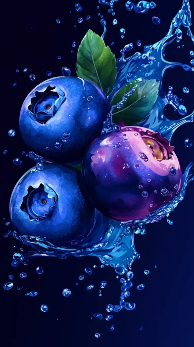 Graffiti Blueberries