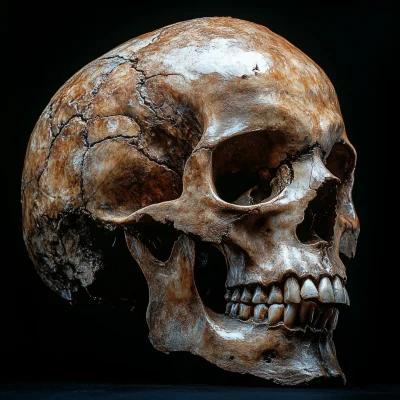 Detailed Human Skull