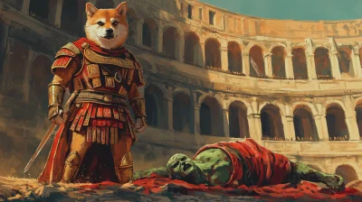 Shiba Inu Gladiator