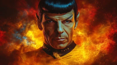 Disco Spock Poster