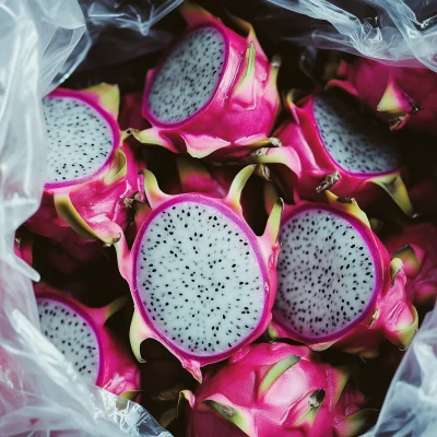 Macro View of Dragonfruit