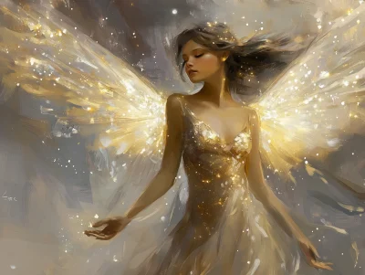 Fairy with Luminous Wings