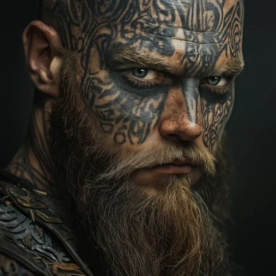 Viking Warrior Portrait