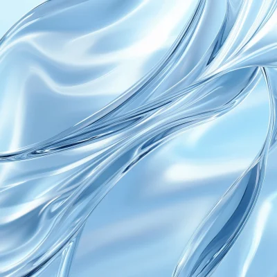 Light Blue Abstract Glass Background