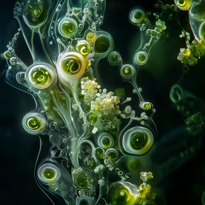 Icelandic Algae in Water