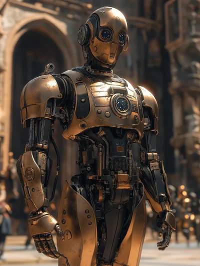 Steampunk Robot Armor