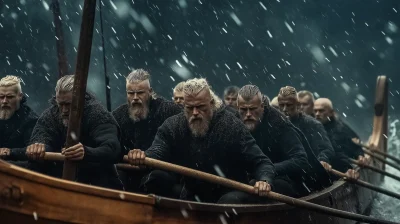 Vikings Rowing