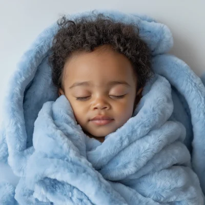 Sleeping Baby in Blanket